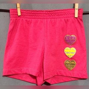 EUC - Girl's Size XS (4-5) Faded Glory Pink Cotton Shorts